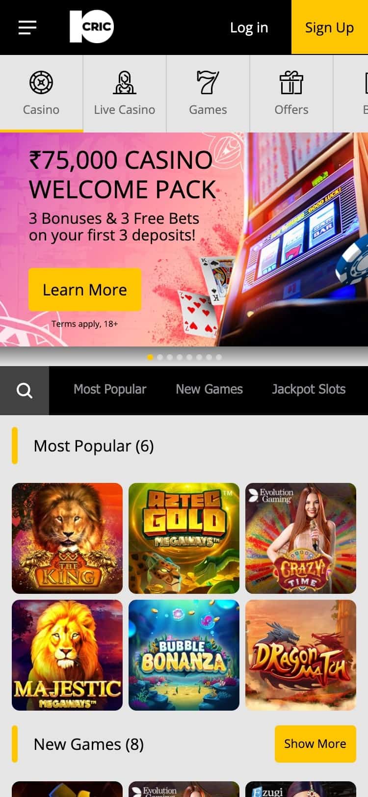 10cric casino mobile