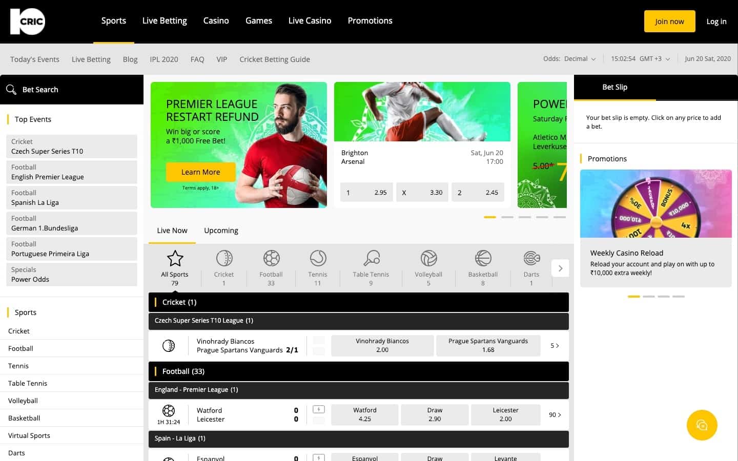 10cric sportsbetting