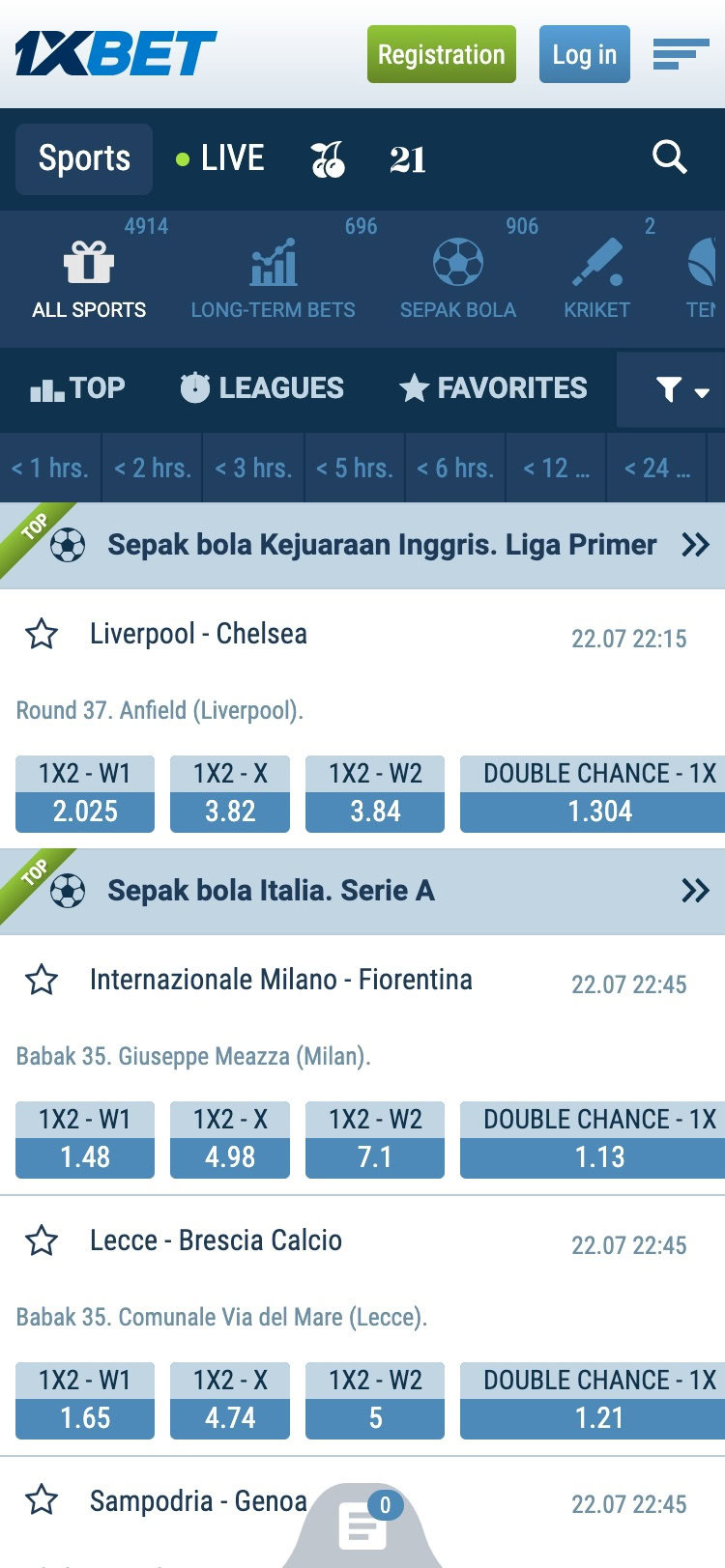 1xbet sportsbetting mobile