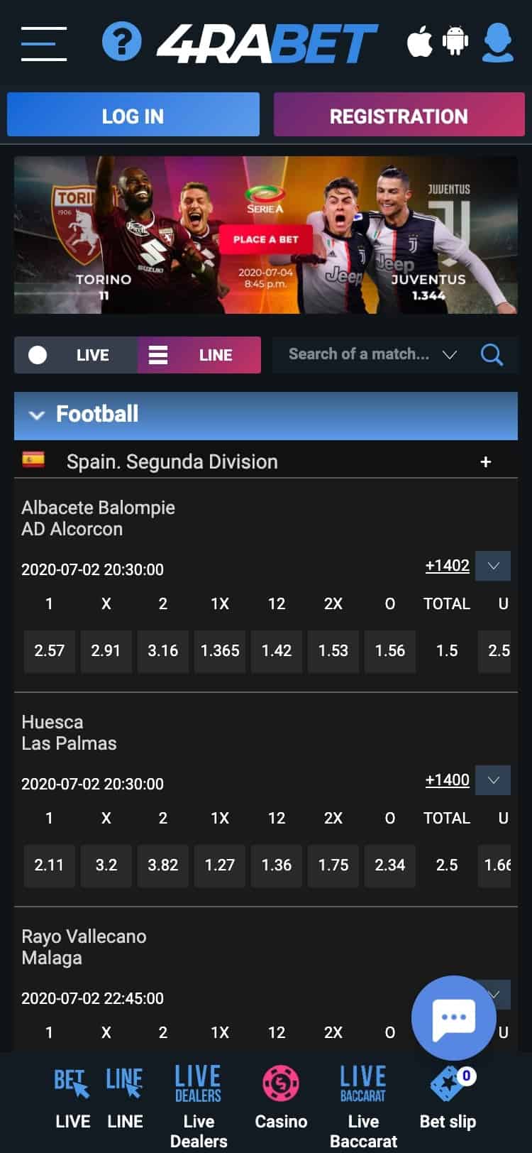 4rabet sportsbetting mobile