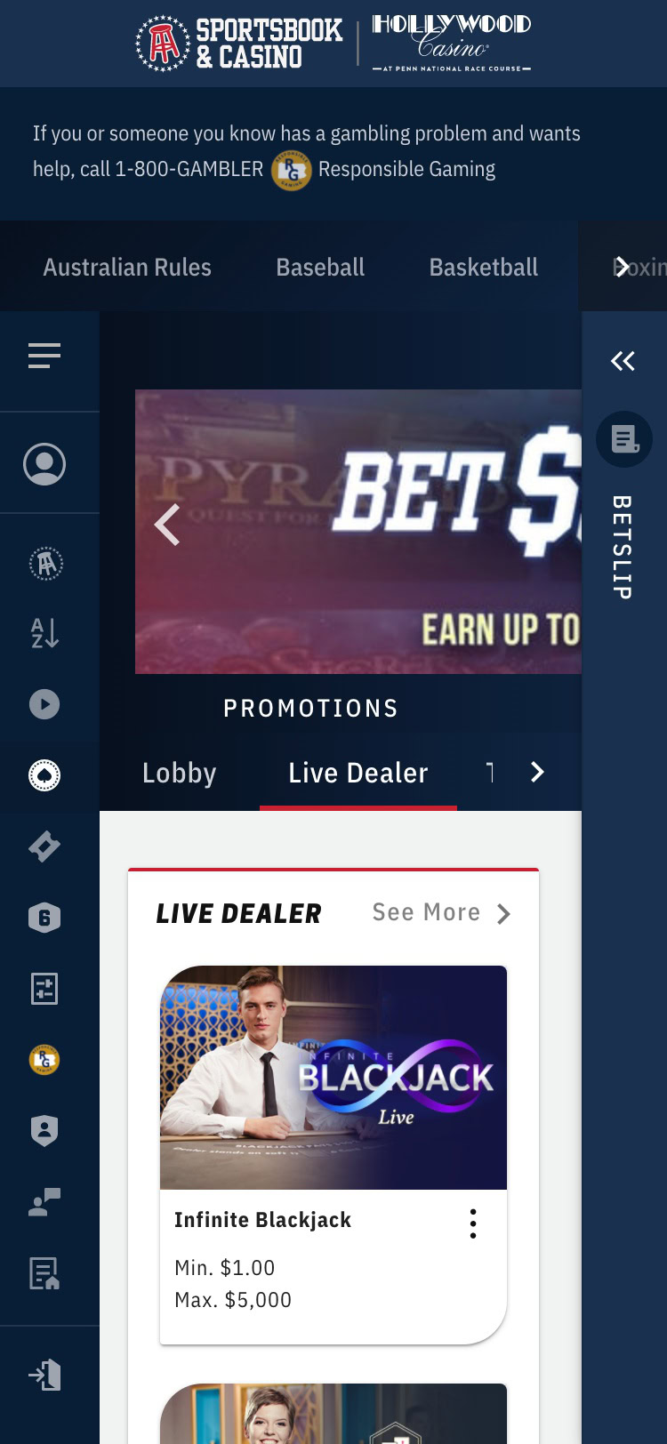 barstool sportsbook live casino mobile