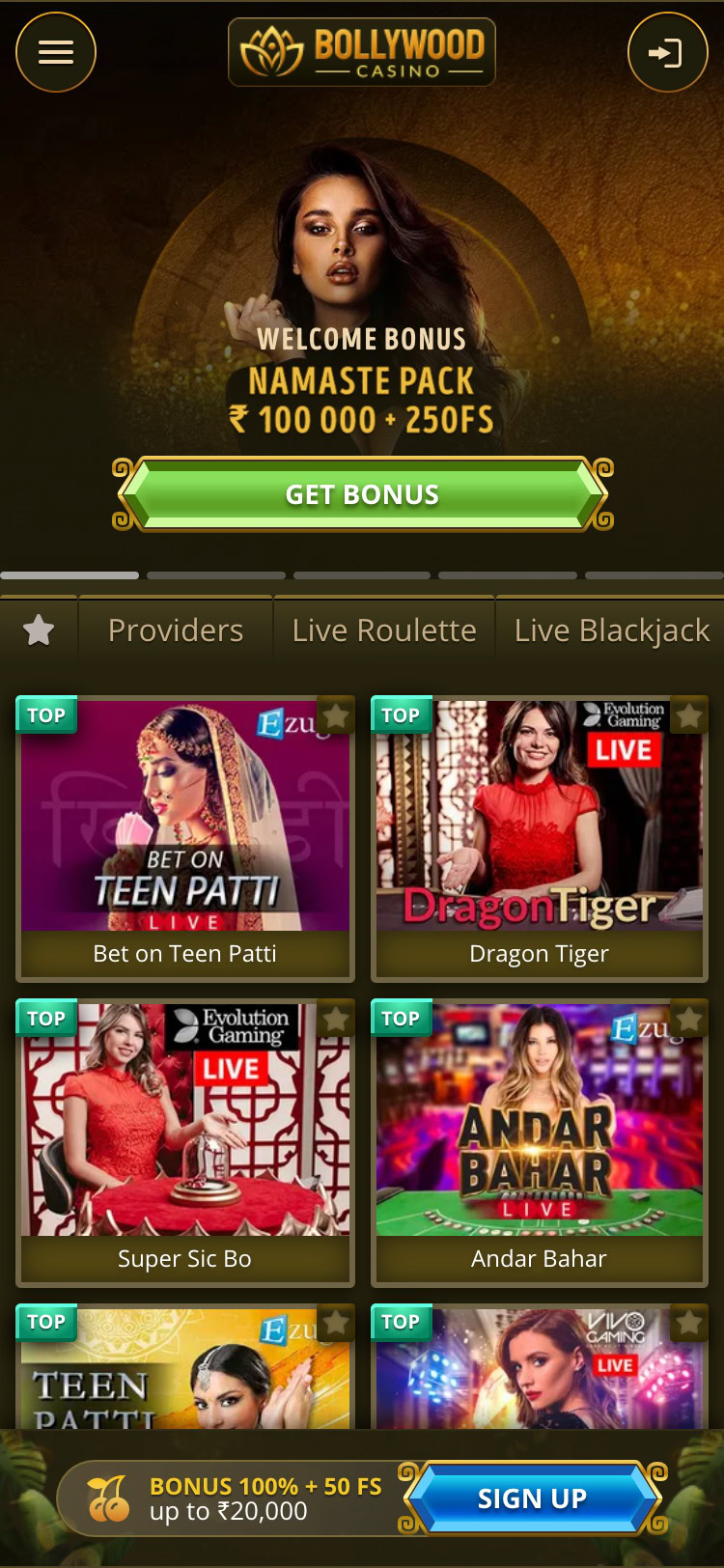bollywood casino india review mobile