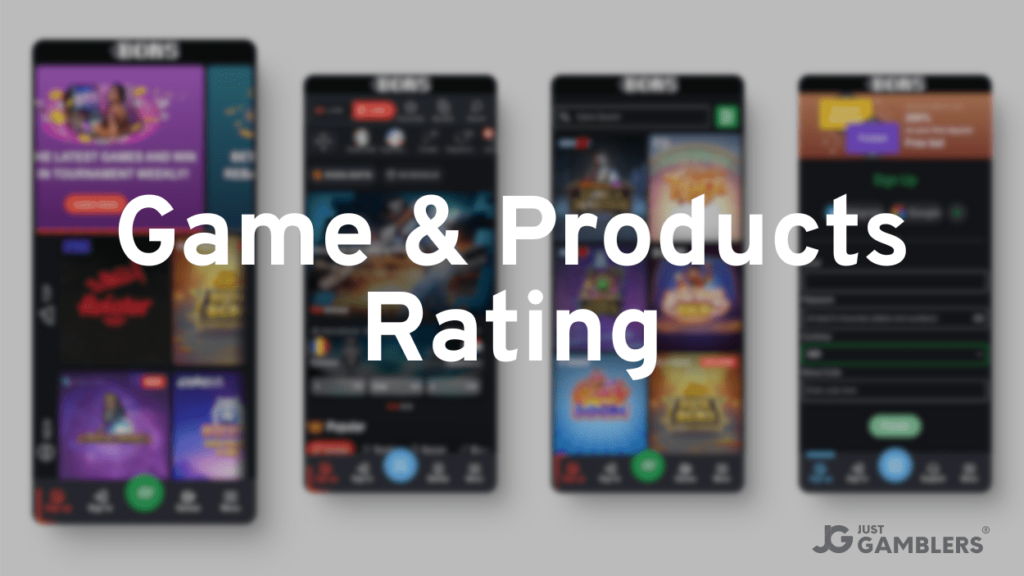 Bons Games Products Rating