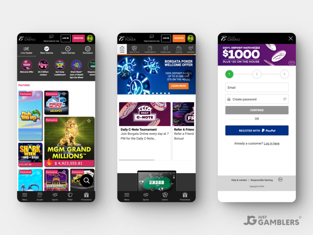 Borgata Gambling PA Product Preview Mobile