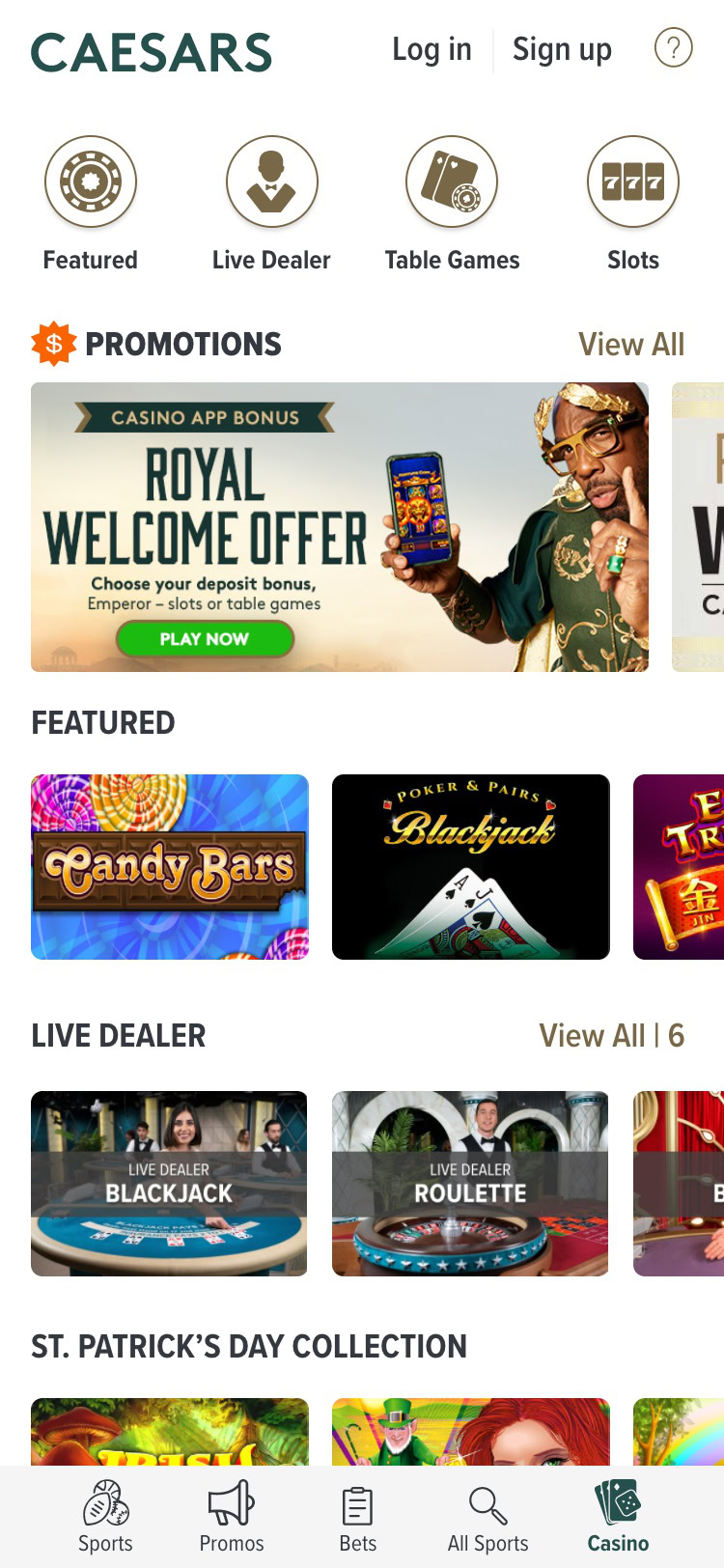 caesars sportsbook casino united states casino mobile