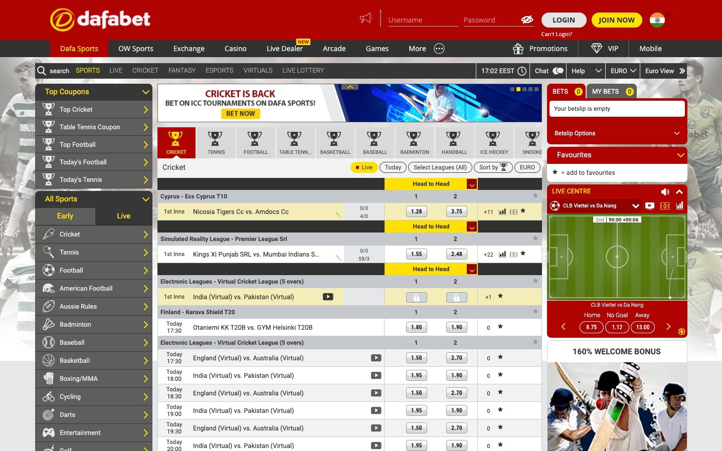 dafabet sportsbetting