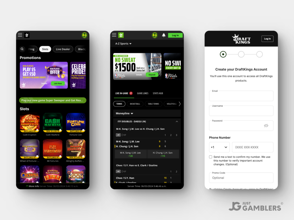 DraftKings Gambling PA Product Preview Mobile