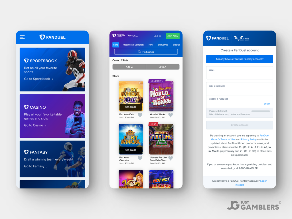 FanDuel Gambling PA Product Preview Mobile