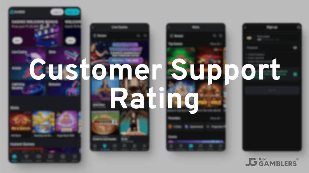Glassi Casino Customer Support