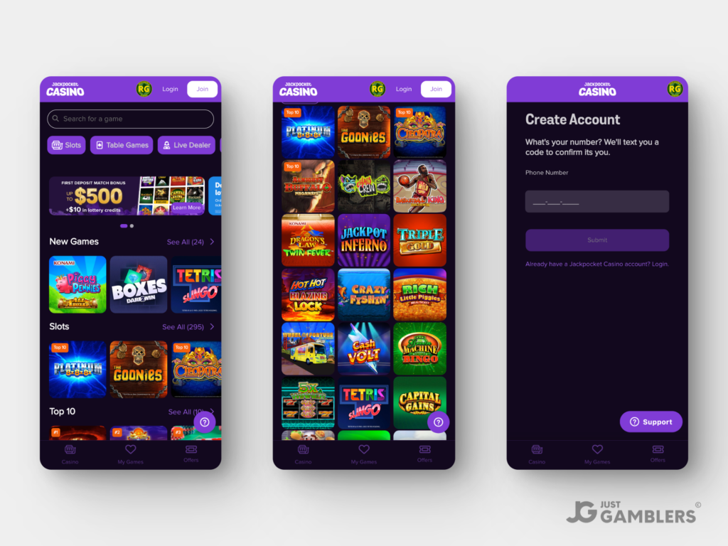 Jackpocket Casino NJ Product Preview Mobile