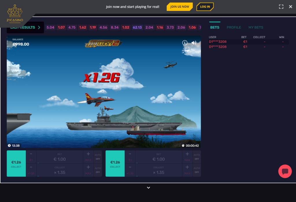 Jet Lucky 2 21 Casino