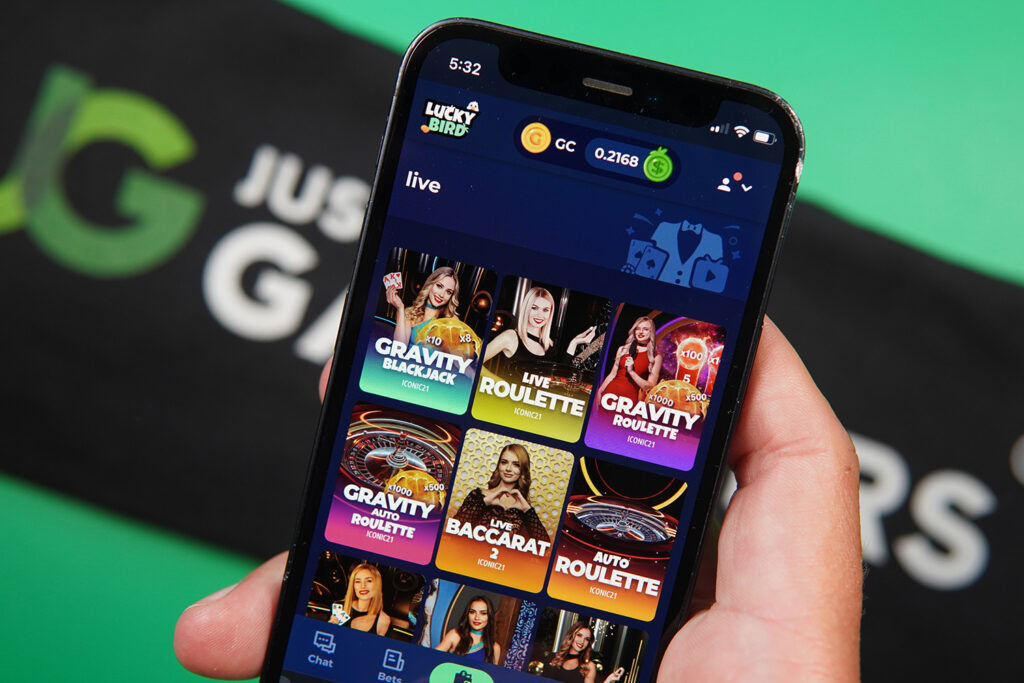 Photo of Patrik Lidin Showing Live Dealer Sweepstakes Casino LuckyBird.