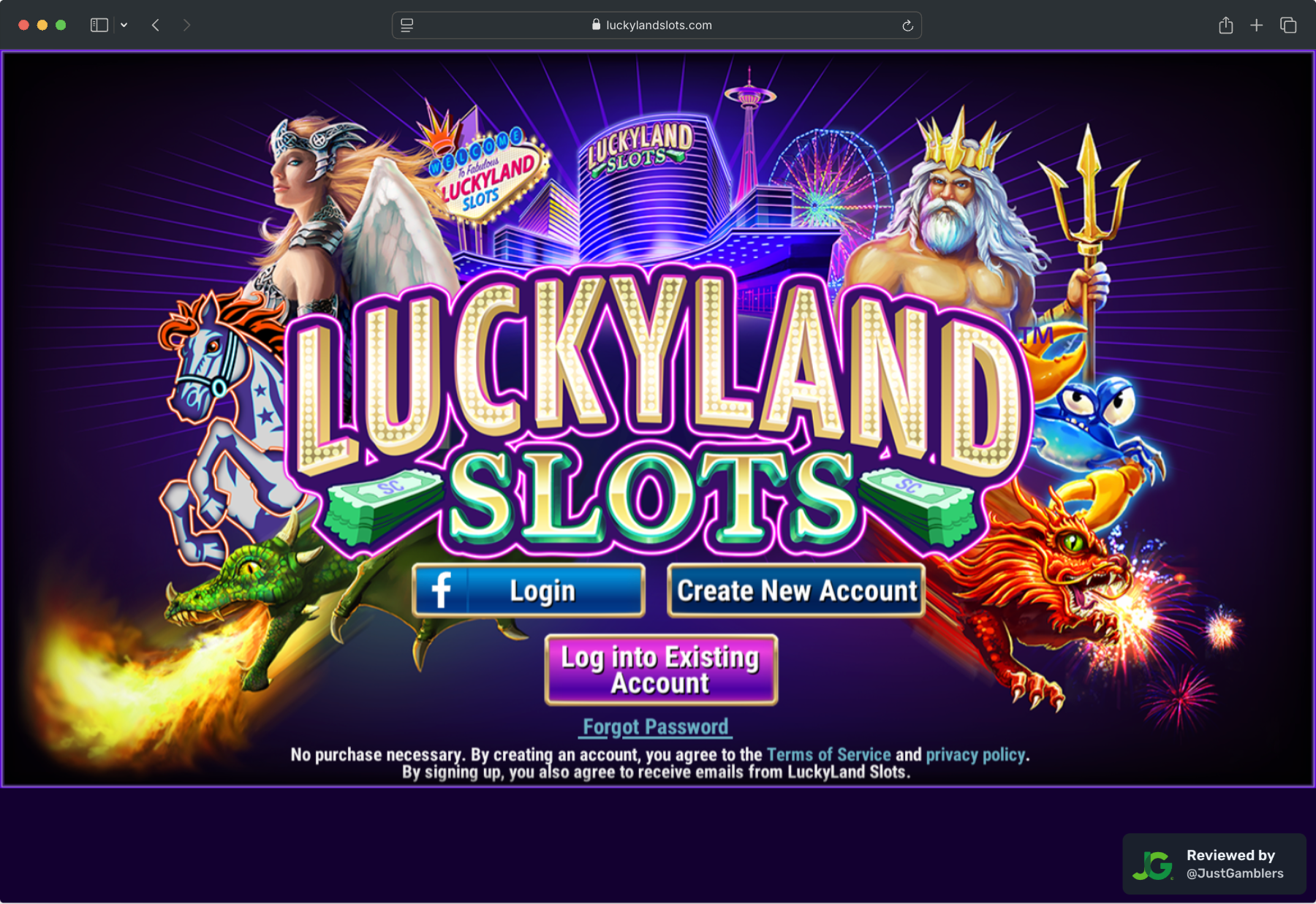 screenshot-luckyland-registration-page-desktop