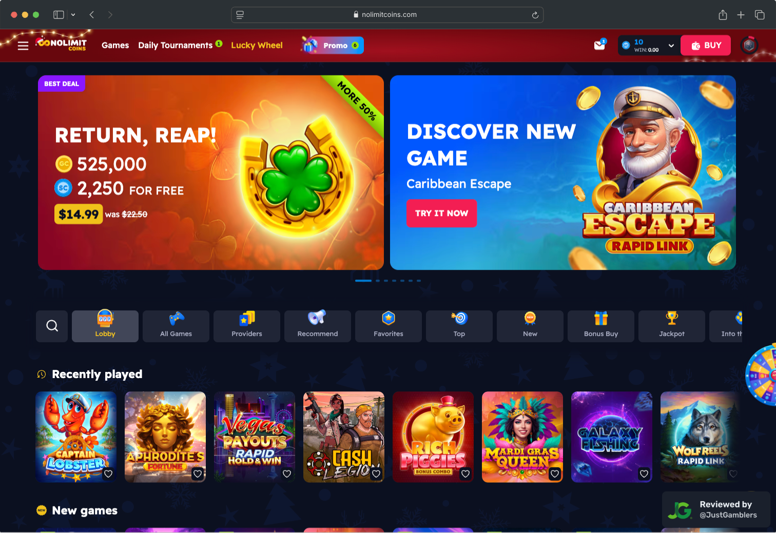 screenshot-nolimitcoins-starting-page-desktop