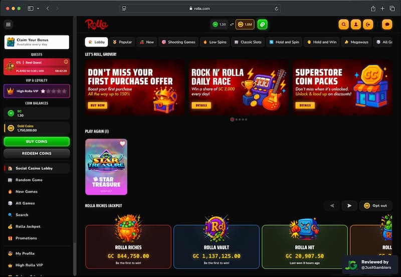 Desktop Screenshot of Rolla Landing Page