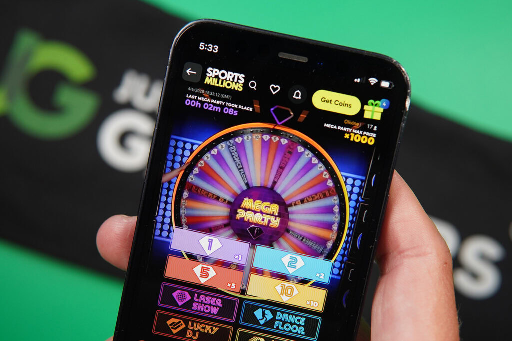 Photo of Patrik Lidin Showing Live Dealer Sweepstakes Casino Sports Millions.